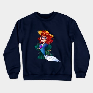 chibi mermaid Crewneck Sweatshirt